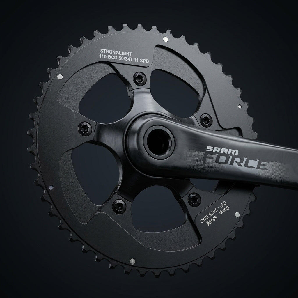 Stronglight kettingblad Sram Force/Red22 buiten 52(36) T ct² 11-speed 2/3