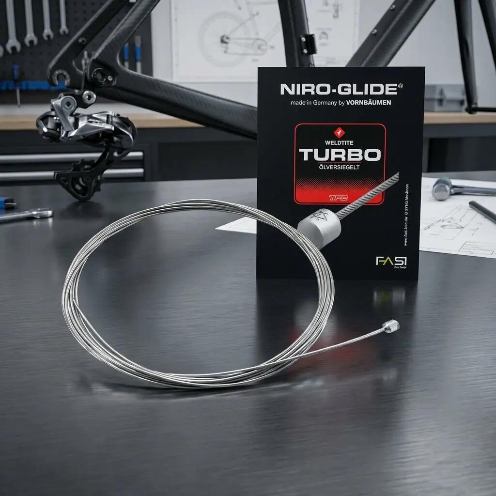 Fasi Schalt-Innenzug TURBO Niro-Glide 1,1mm x 2200mm Edelstahl - Made in Germ... 2/3