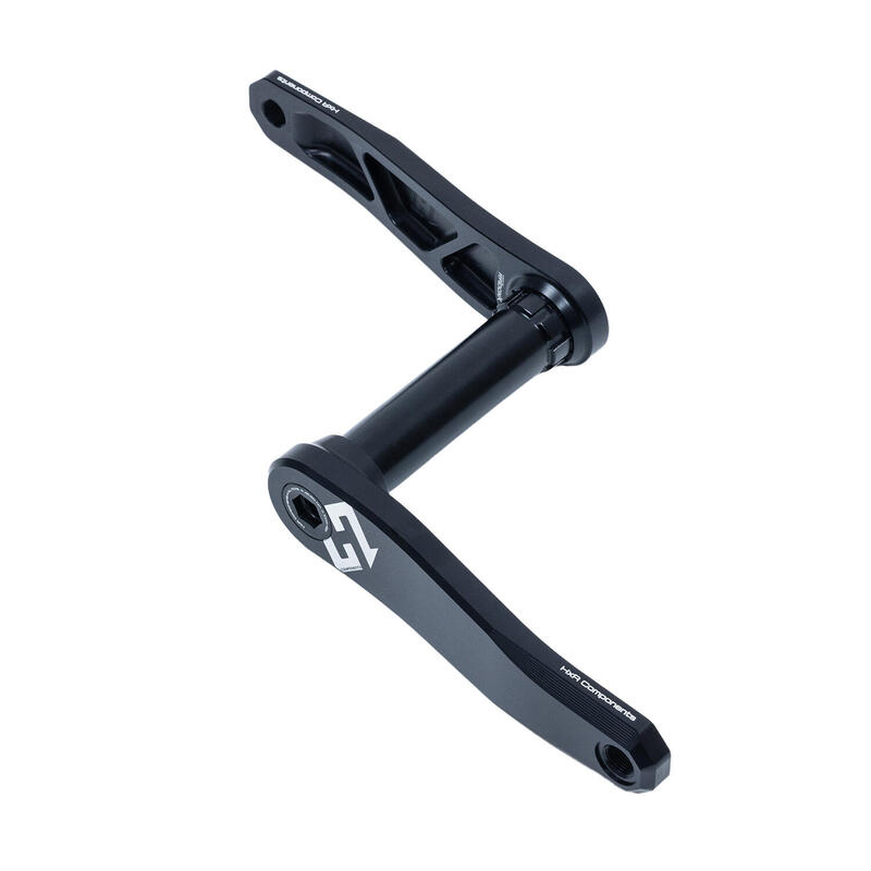 HXR COMPONENTS pedalier downhill 170mm negru