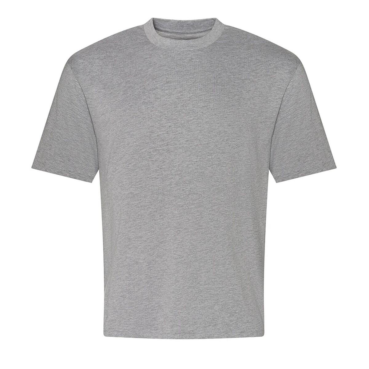 Awdis Mens Heather Heavyweight Boxy T-Shirt