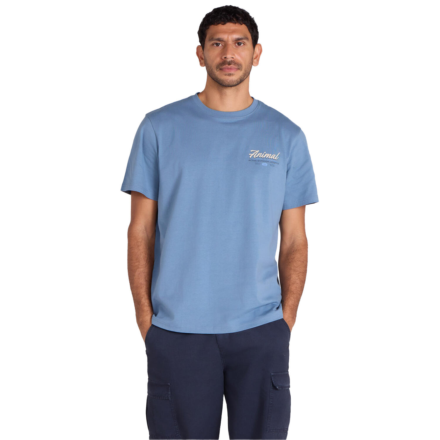 Animal Mens Chase Logo Relaxed Fit T-Shirt