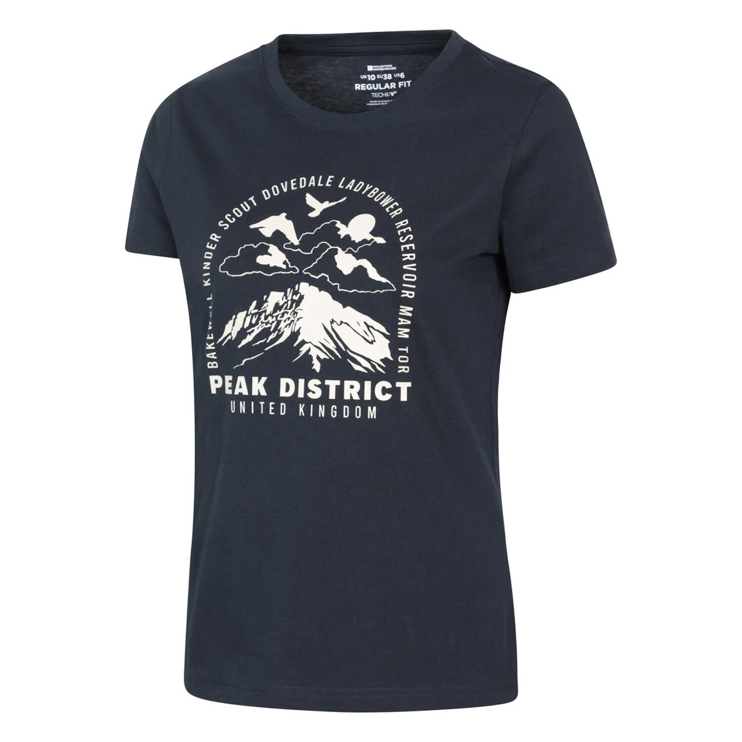 Mountain Warehouse Womens/Ladies Peak District Printed T-Shirt
