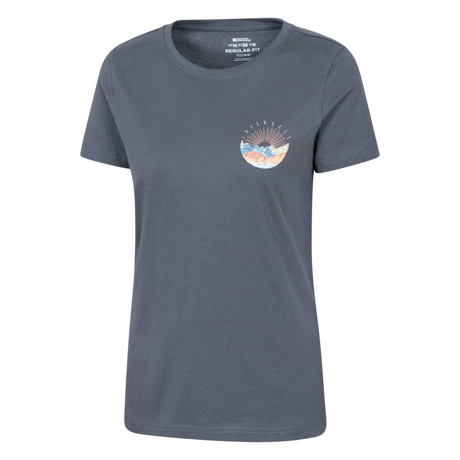 Mountain Warehouse Womens/Ladies Inverness Chest Print Relaxed Fit T-Shirt