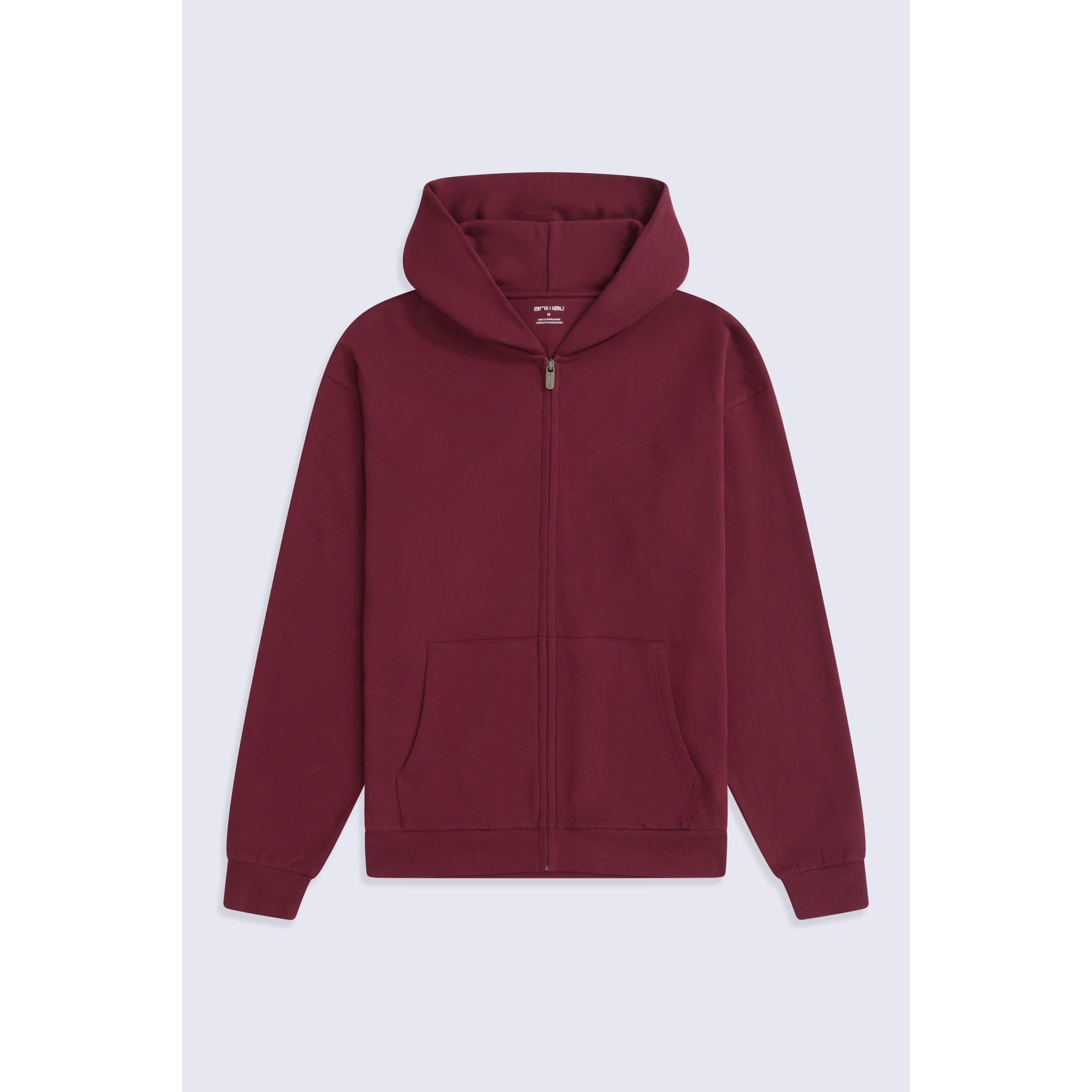 Animal Mens Icon Logo Full Zip Hoodie