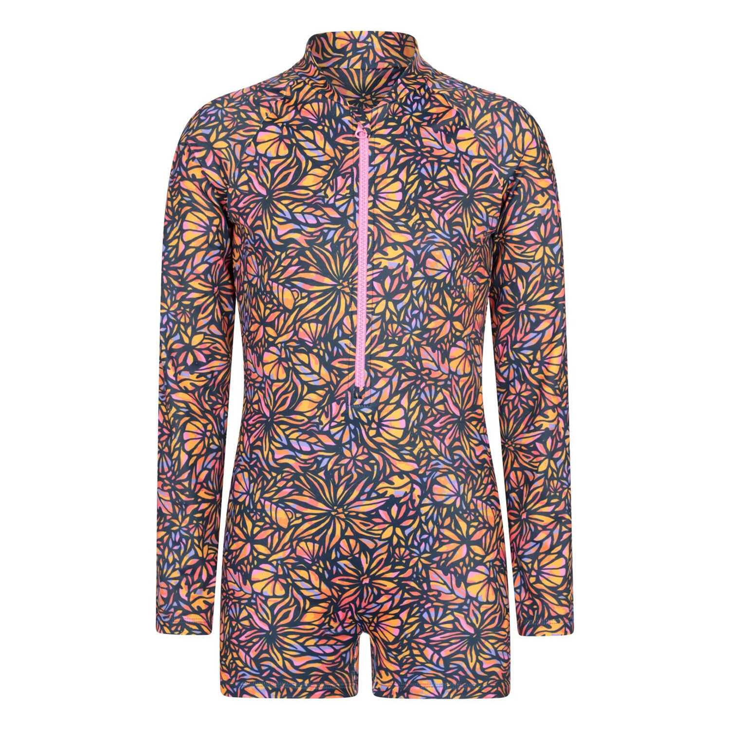 Mountain Warehouse Childrens/Kids Mira Flowers Long-Sleeved Rash Guard