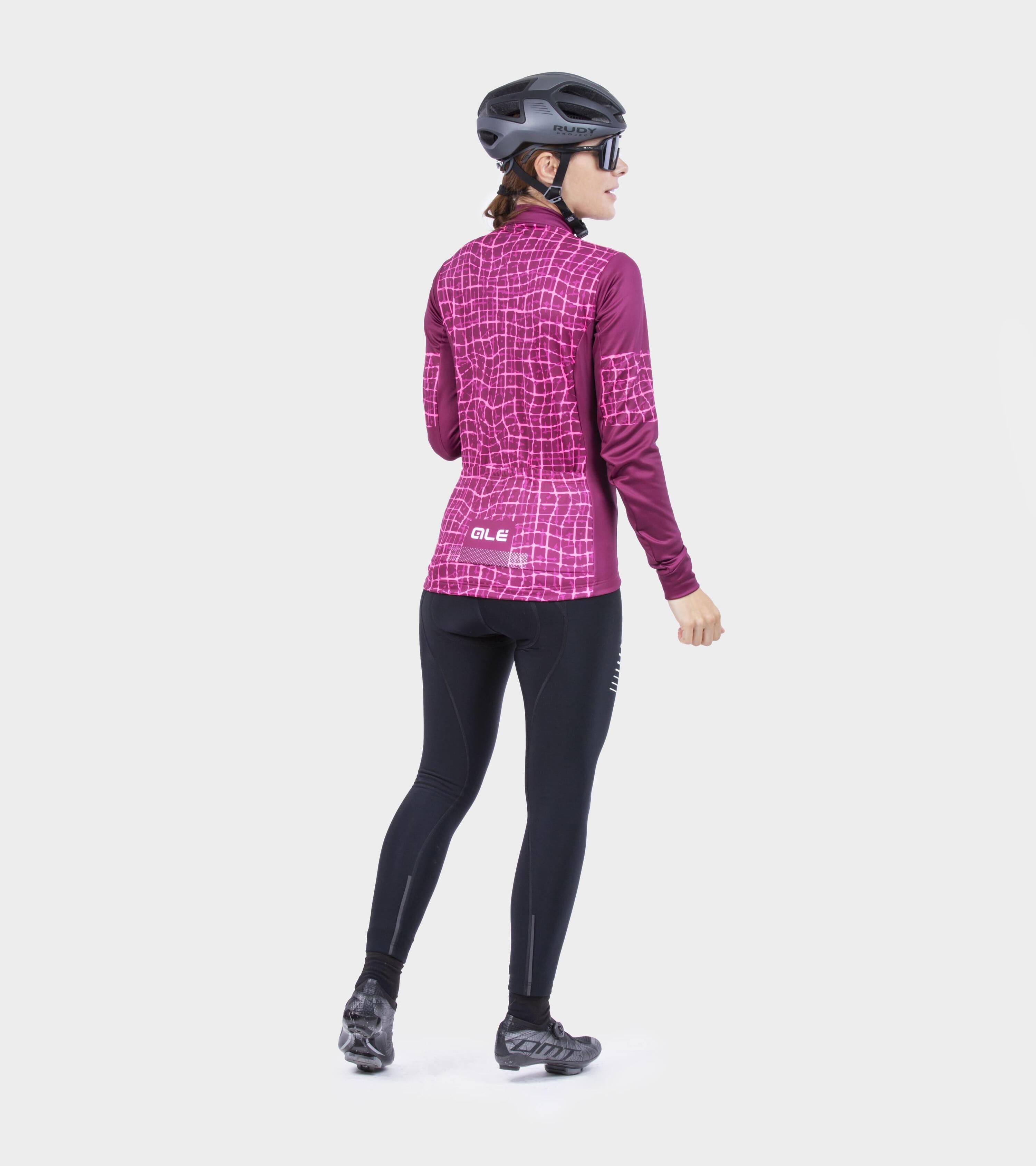 Radtrikot Damen - Solid Wall Rosa 4/5