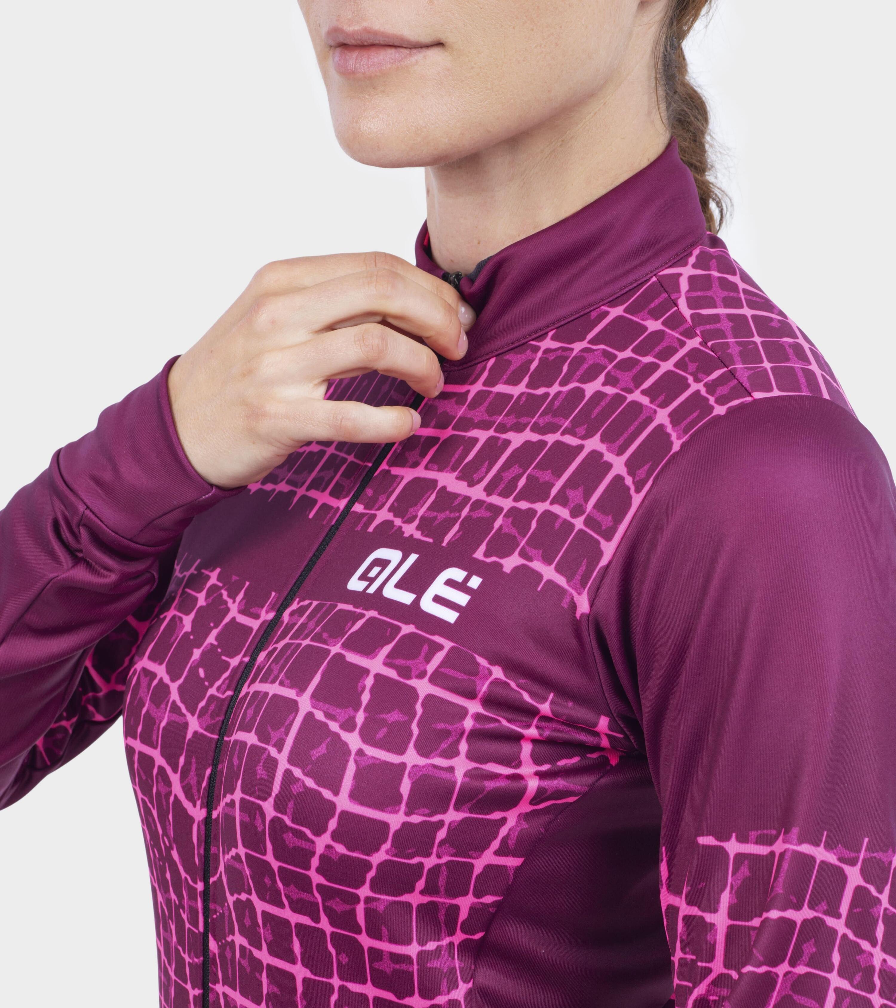 Radtrikot Damen - Solid Wall Rosa 5/5