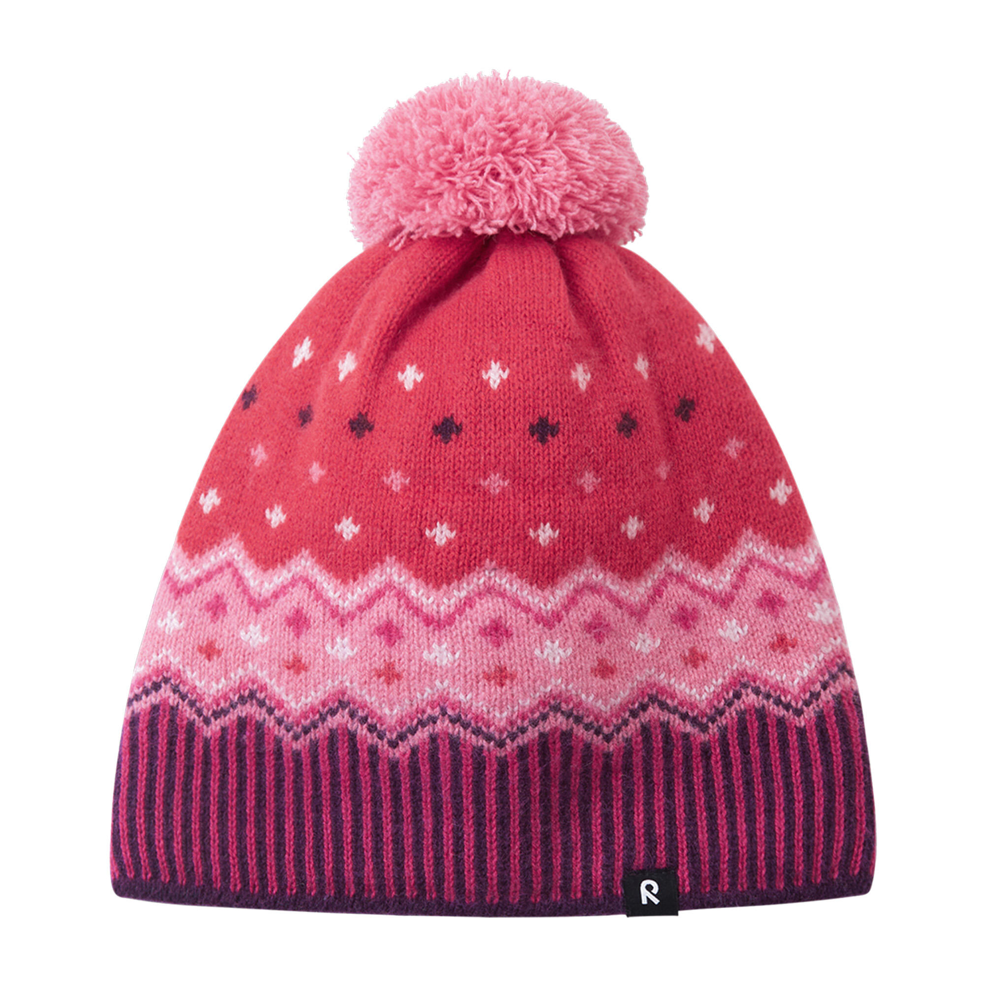 Cappello invernale per bambini Reima Pohjoinen viola profondo 6/6