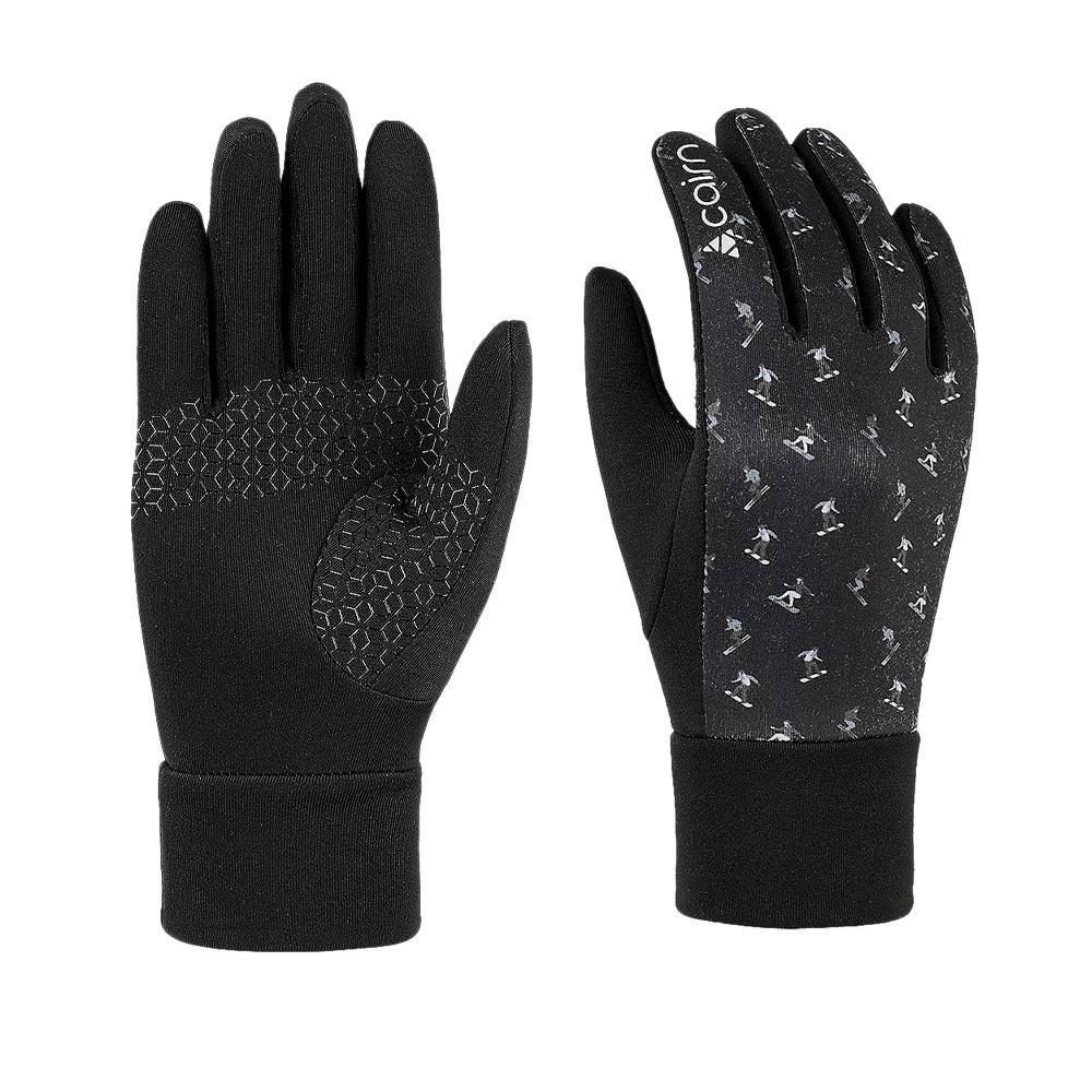 Cairn Warm Junior Black Ski Gloves