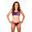 Z3R0D - sutien Costum baie femei two pieces - verde roz albastru tropadelic