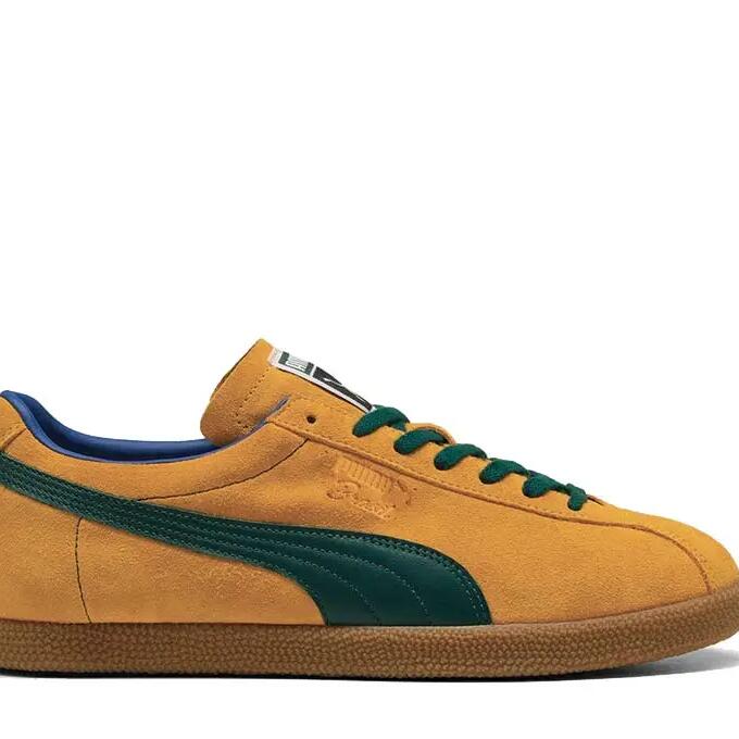 Puma Brasil Men's Low-Top Sneakers - Tangerine