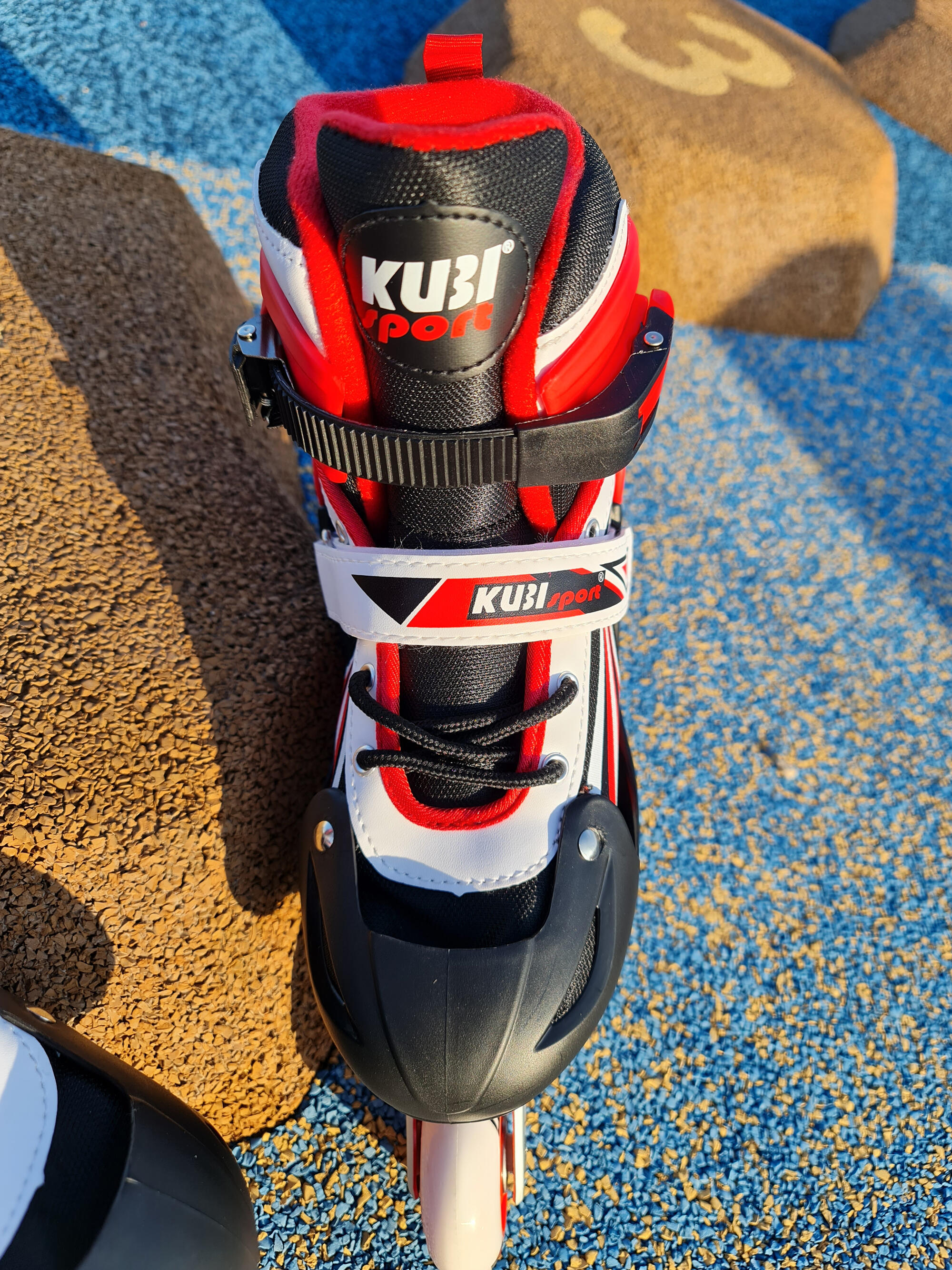 Patins à roues alignées pour enfants CS310K rouge taille 6/7