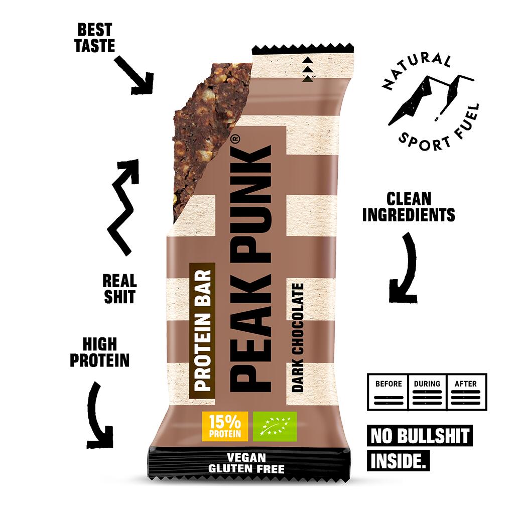Bio Protein Bar Dark Chocolate 12x55g 3/3