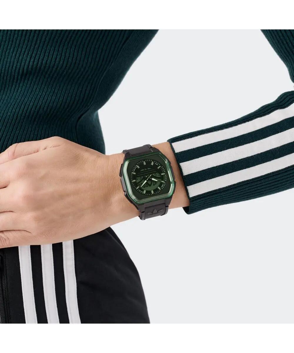 Adidas Originals Analoog En Digitaal  Horloge Zwart/LCD AOFH26018 5/6