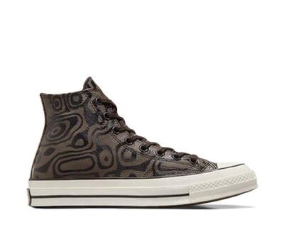 Converse Chuck 70 Hi Wonka sneaker high-top in pelle - bark brown