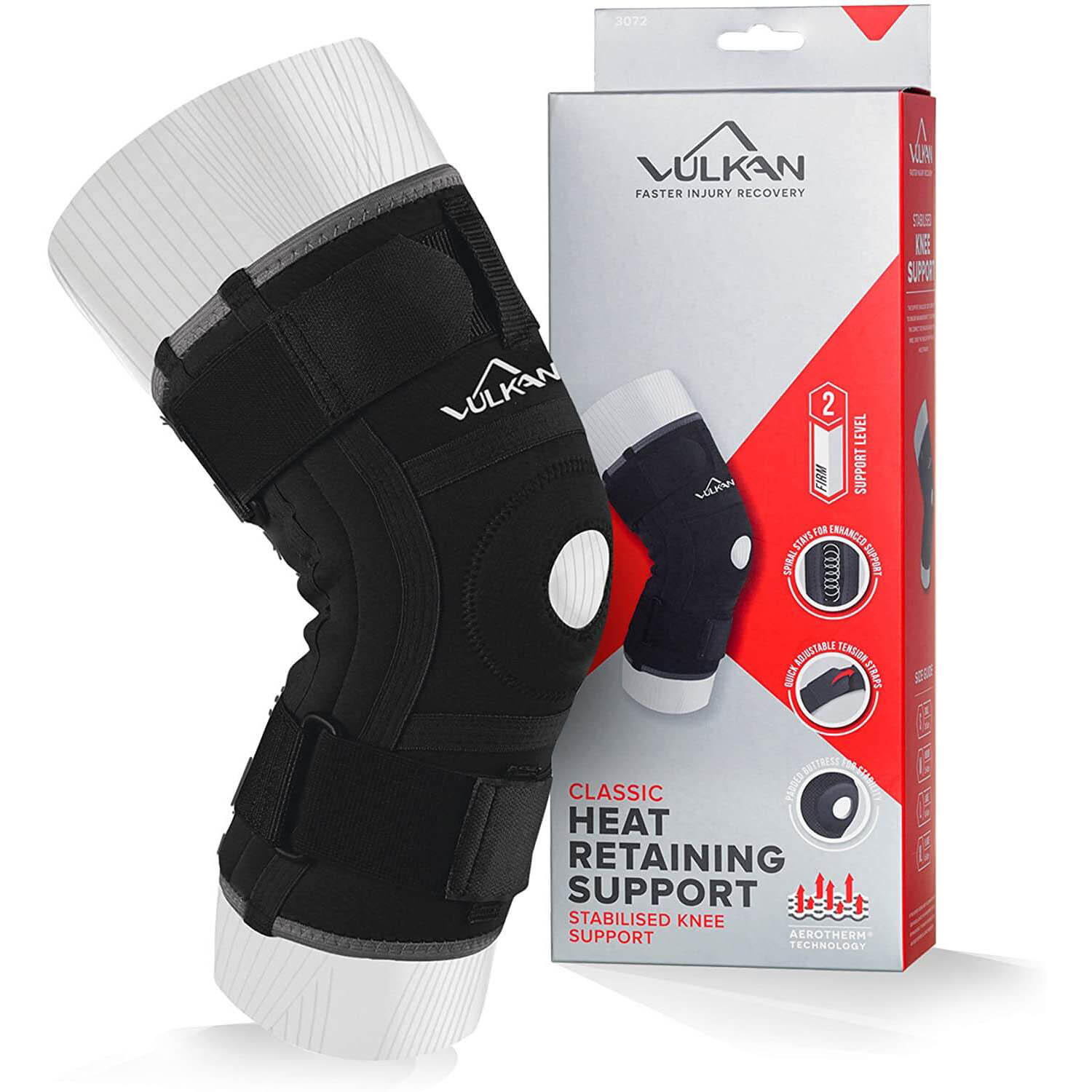 Vulkan Classic Stabilised Knee Support Brace 1/5