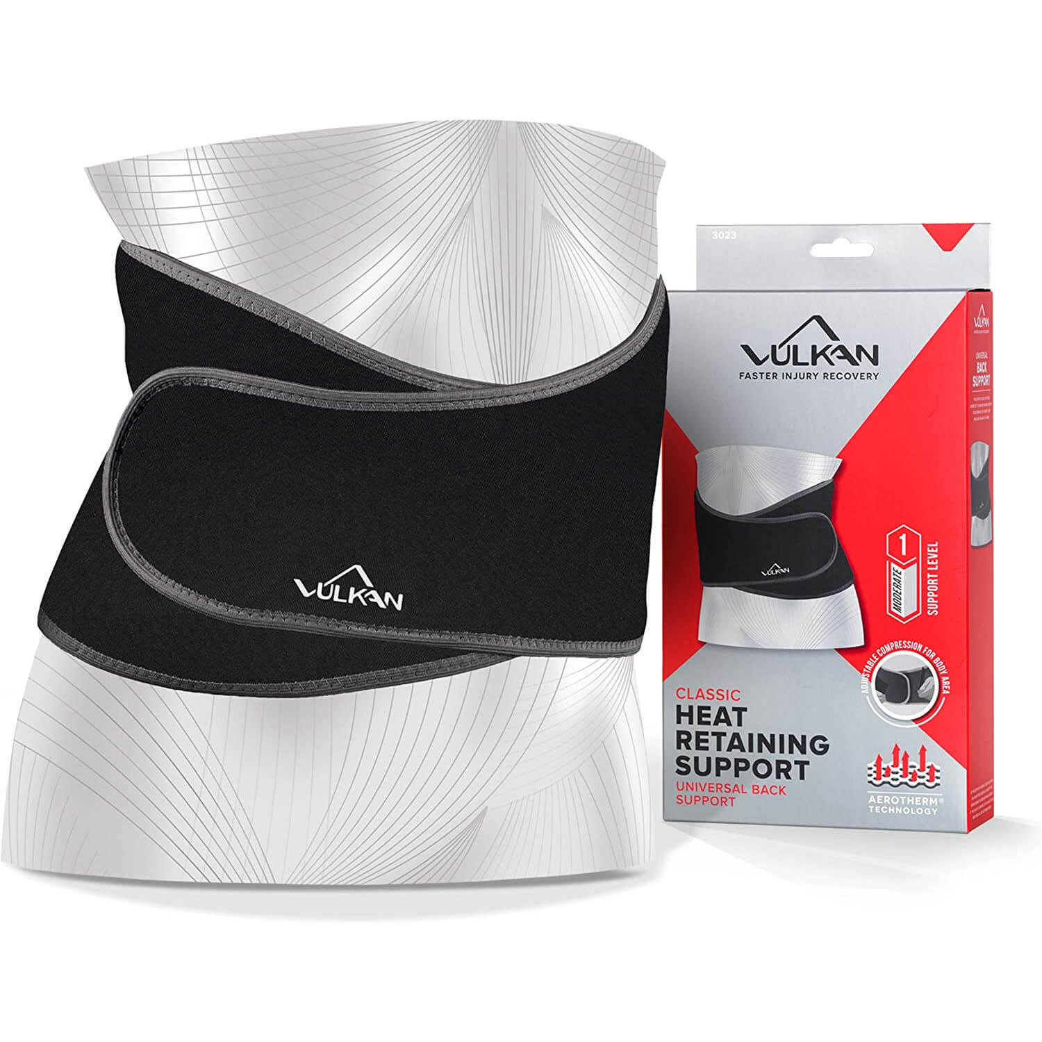 VULKAN Vulkan Classic Universal Back Support Brace