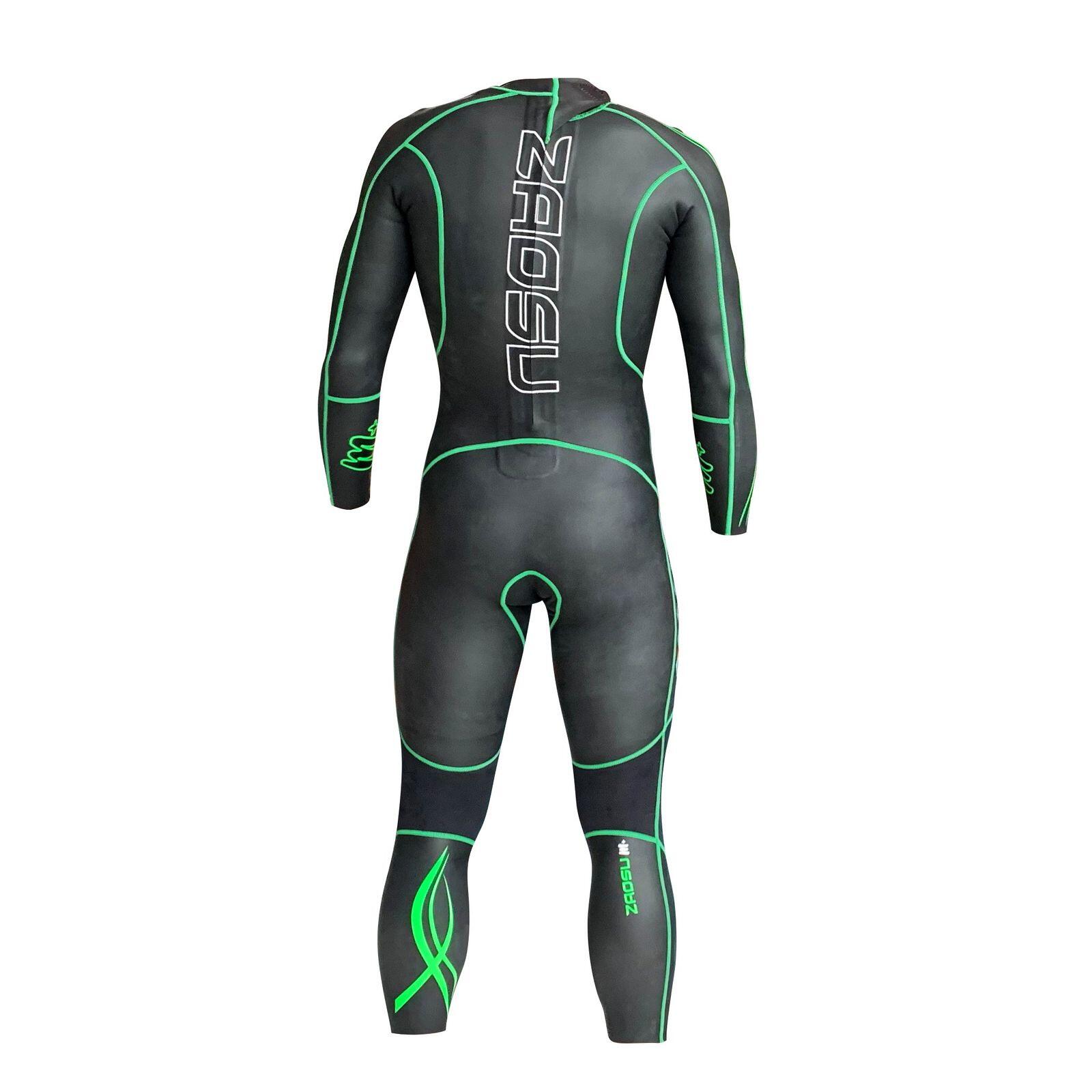 Schwimmen Neoprenanzug flexibel leicht Unisex - ZAOSU M+ Schwarz 2/4