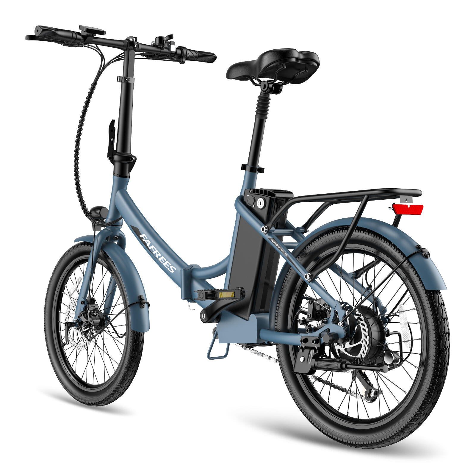 Bicicleta eléctrica plegable FAFREES F20 Light, batería 36V 20Ah, neumáticos 20" 5/11