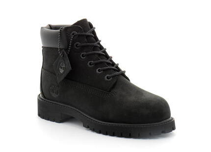 Boot à lacets pour enfant en noir 6-inch