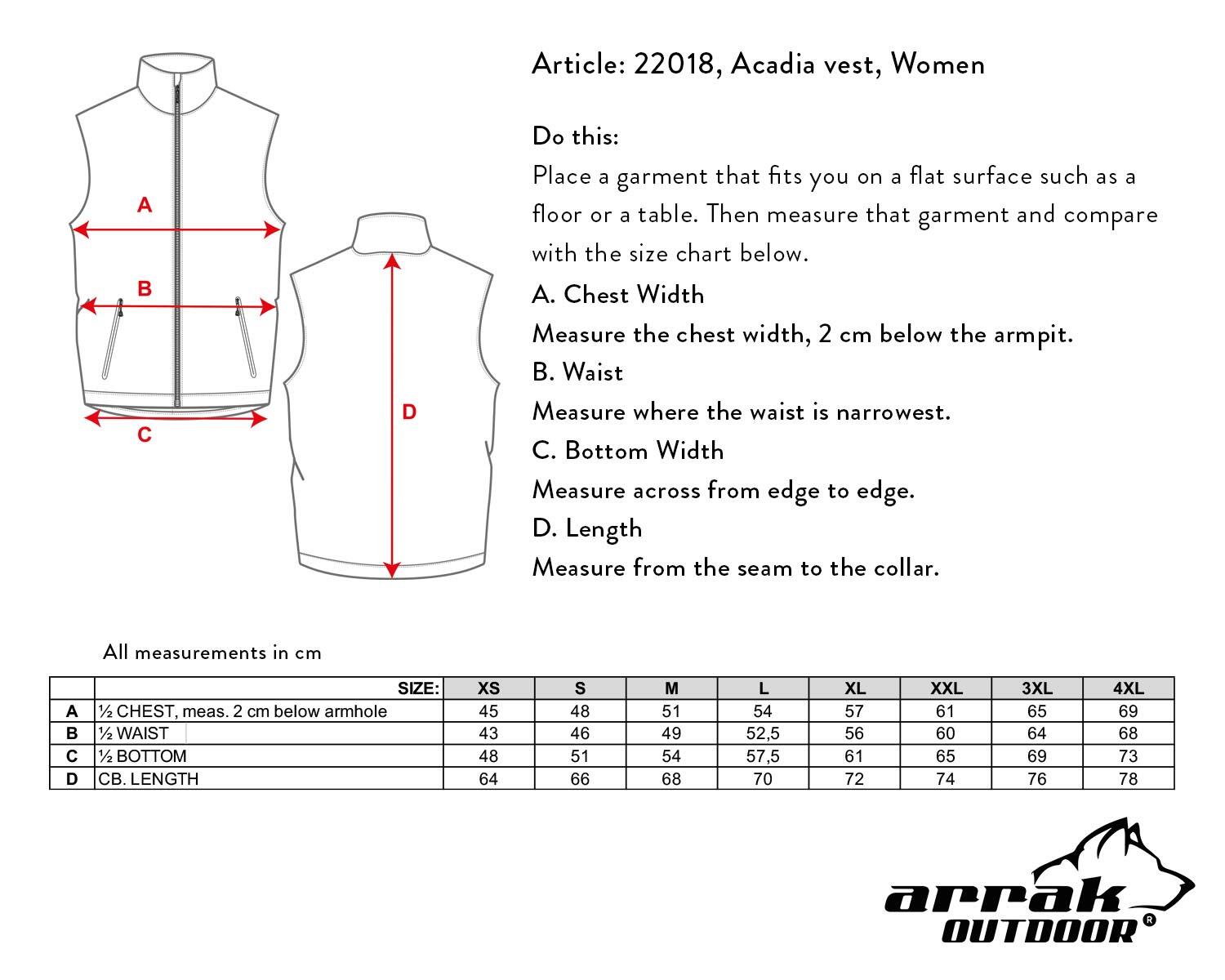 Gilet Acadia pour femme rouge foncé 7/7