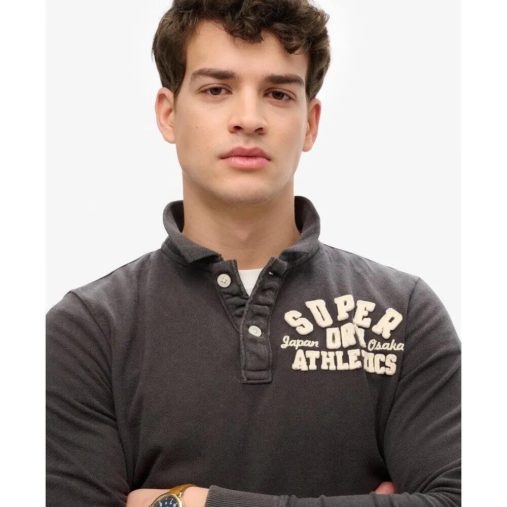Polo a maniche lunghe Superdry Vintage Athletic 4/4