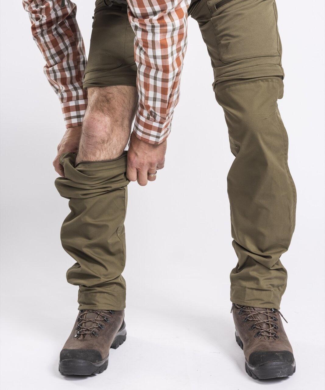 Pinewood Finnveden Hybrid Zip-Off Trouser Herren (H.Olive) Größe 58 5/7