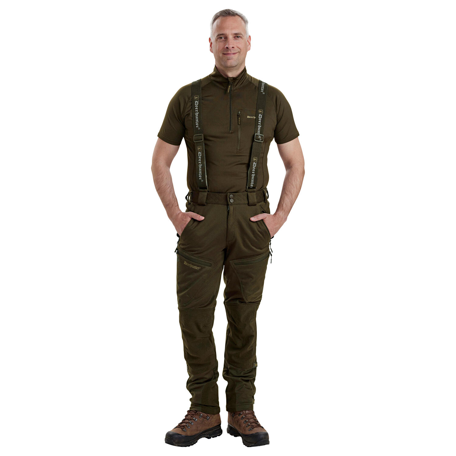 Deerhunter Excape Softshell Hose Herren (Art Green) Größe L 5/5