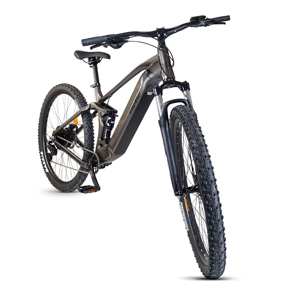 UB400B | Mountain E-Bike Full Suspension | Actieradius tot 140 km | Grijs | 29" 2/8