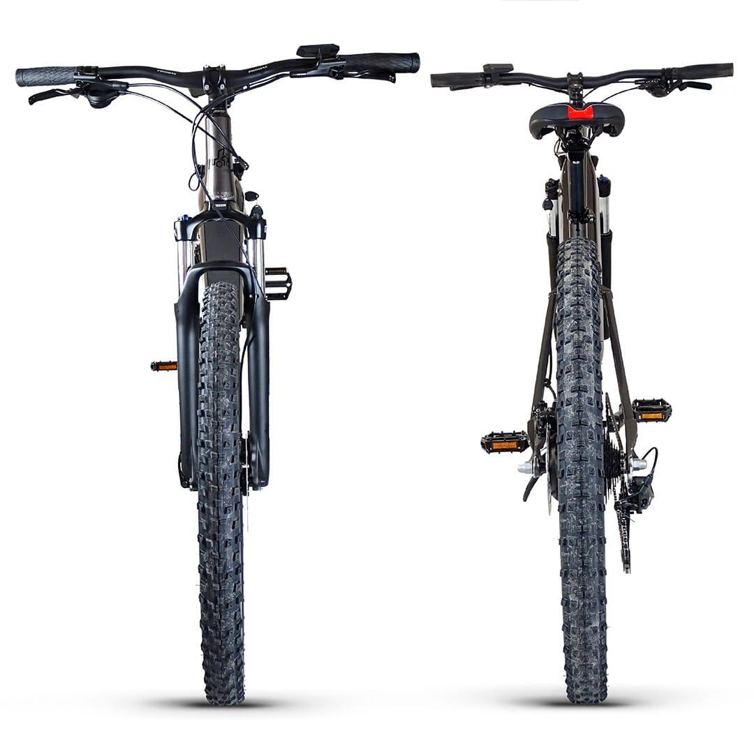UB400B | Mountain E-Bike Full Suspension | Actieradius tot 140 km | Grijs | 29" 3/8