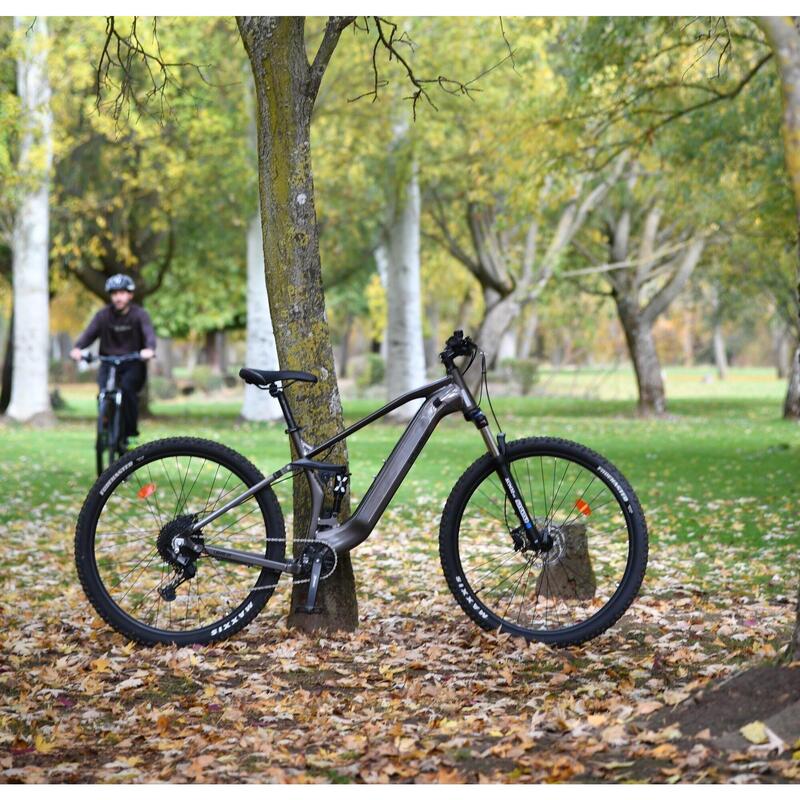 UB400B | E-Bike Munte Suspensie Completă | Până la 140 km | Gri | 29"