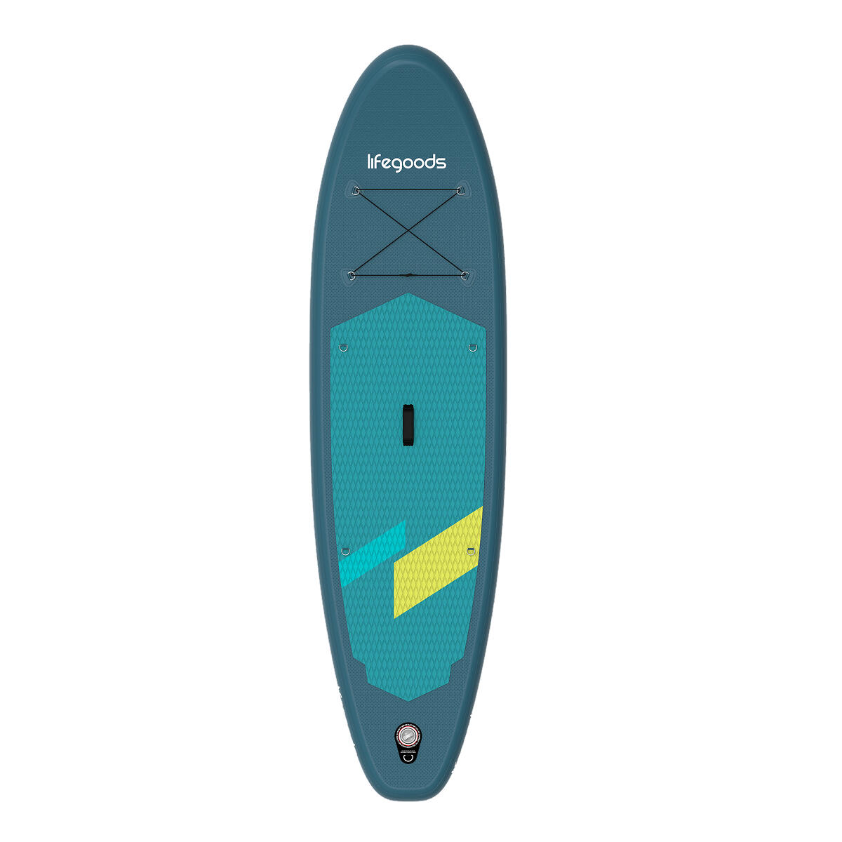 SUP Board Allround Compact - 300cm - max 100kg - beginners - Cyaan/Donkergroen 2/6