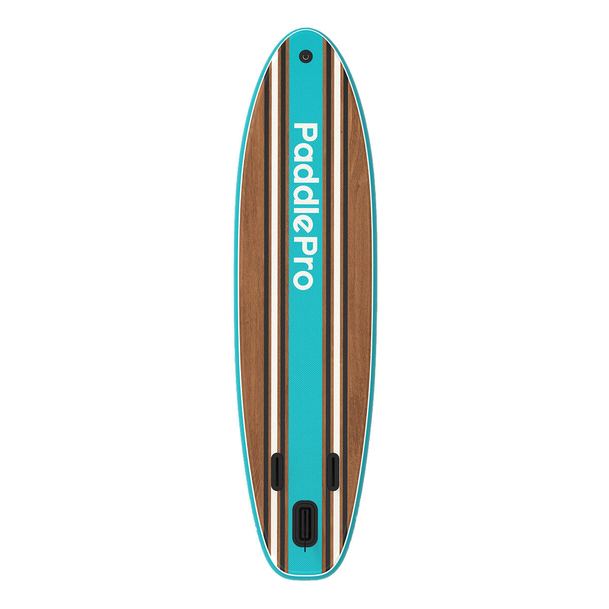 PaddlePro SUP Board - opblaasbaar - 320cm - max 150kg - Hout/Blauw 3/6