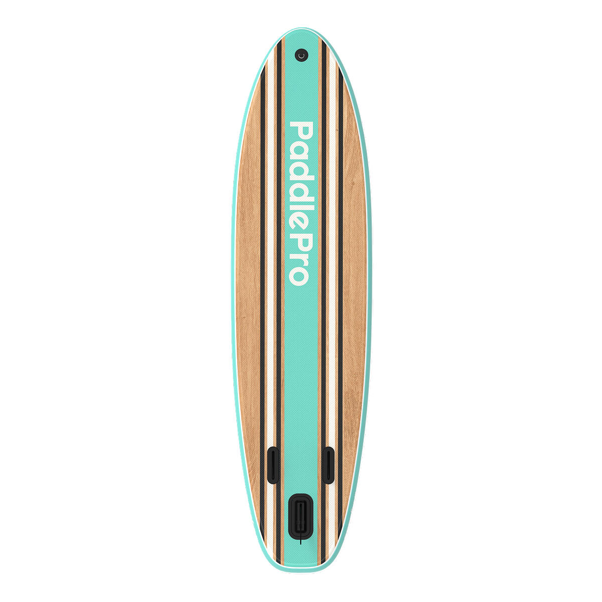 PaddlePro SUP Board - opblaasbaar - 320cm - max 150kg - Hout/Mintgroen 3/6