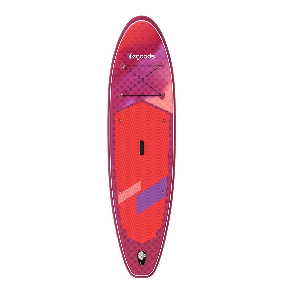 SUP Board Allround Compact - 300cm - max 100kg - beginners - Rood/Lila 2/6