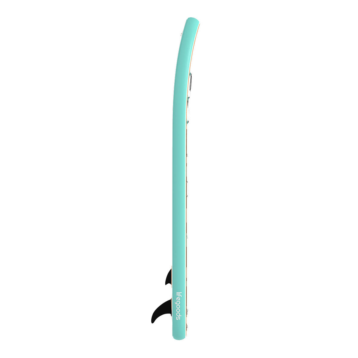 PaddlePro SUP Board - opblaasbaar - 320cm - max 150kg - Hout/Mintgroen 4/6