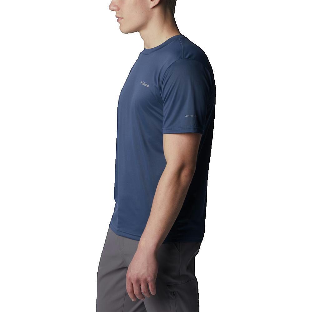 T-shirt Columbia Hike™ Crew grigio uomo outdoor 3/5