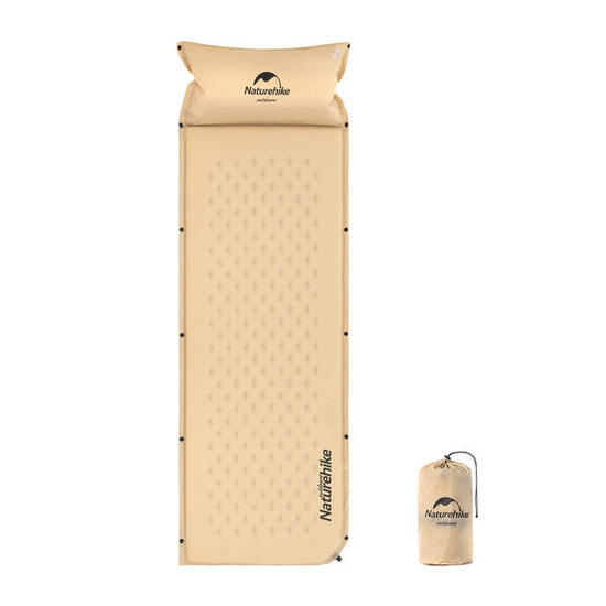 Naturehike | Breite Luftschlafmatte mit Kissen - Naturgelb 79