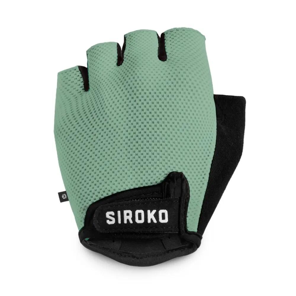 Kerékpáros kesztyű Cycling SIROKO Aero Sötét Zöld 2/5