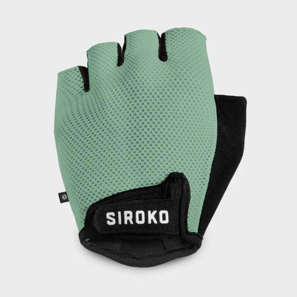 Kerékpáros kesztyű Cycling SIROKO Aero Sötét Zöld 5/5