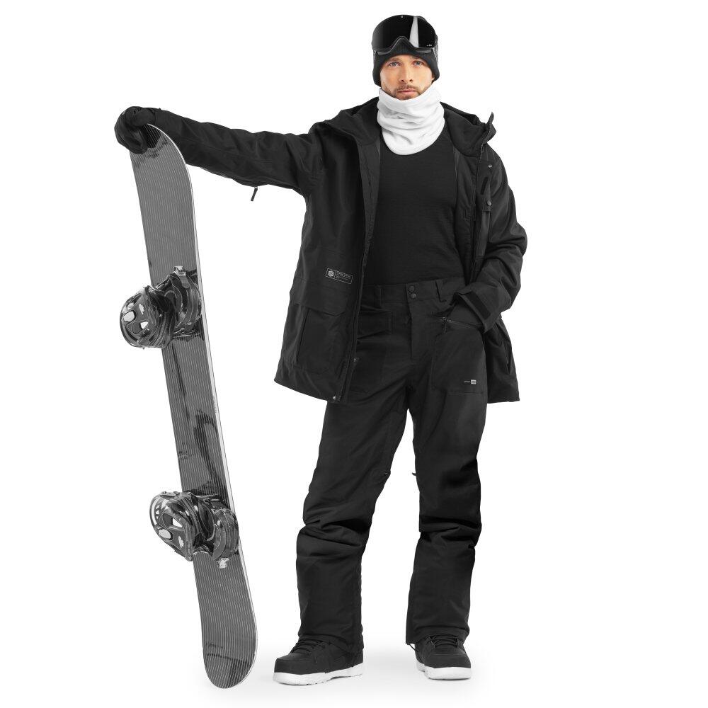Calças de snowboard premium para homem Desportos de inverno SRX Nordic Preto 3/7