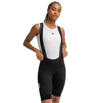 Cuissard vélo court femme Cyclisme BX Time Trial Noir