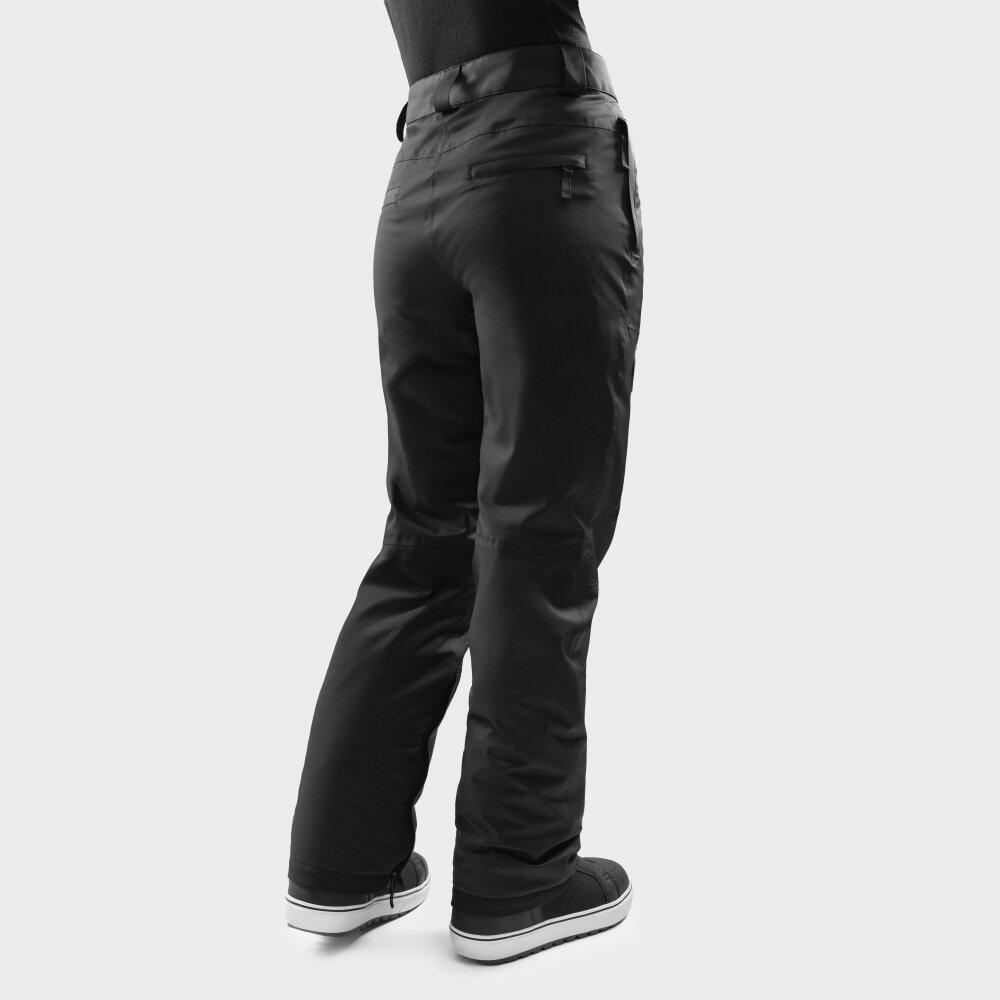 Calças de snowboard para mulher Desportos de inverno P1-W Vader Preto 6/8