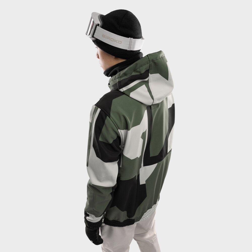 Veste snowboard homme Sports d'hiver W1 Corbet Vert 6/8