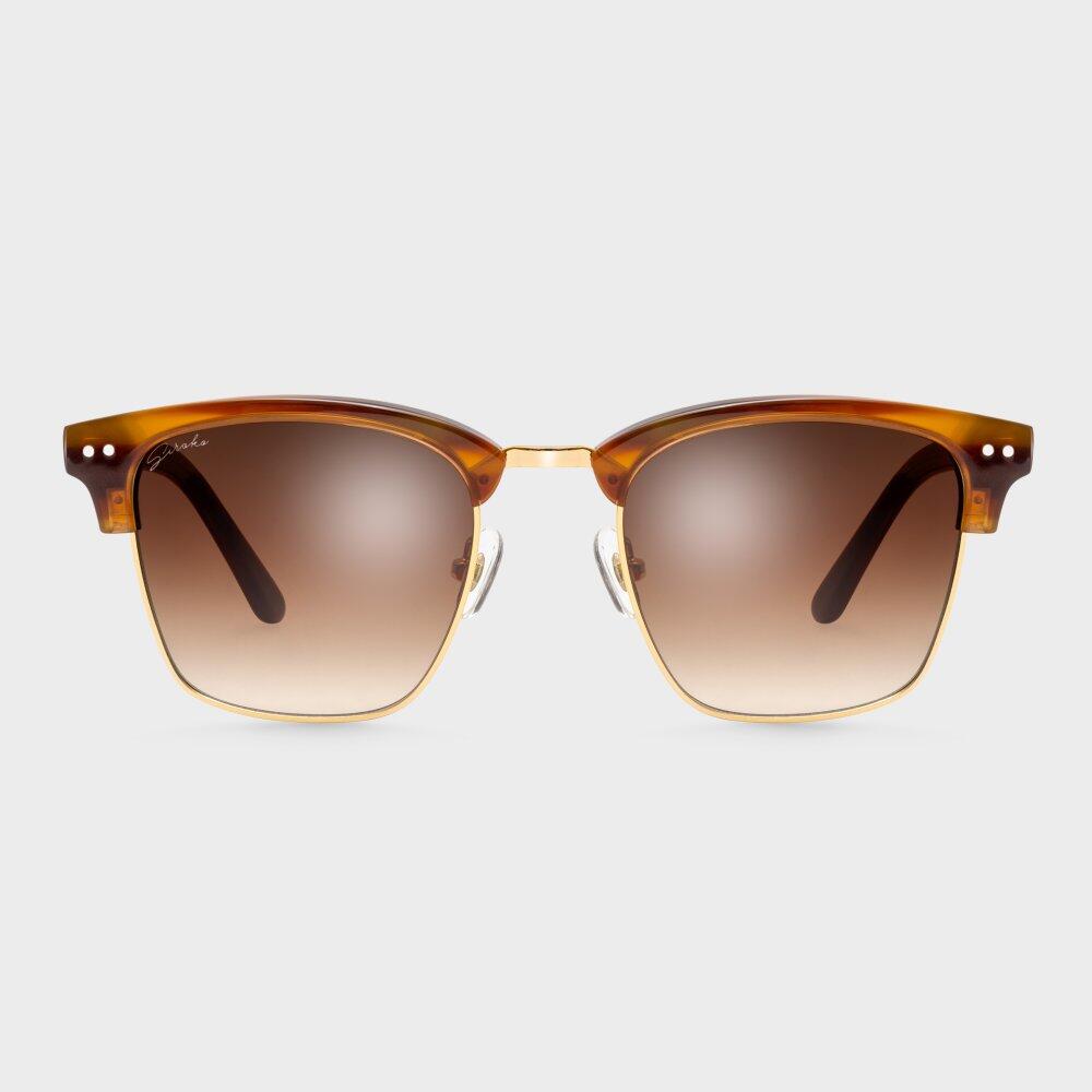 Lunettes de soleil fashion acier inox Lifestyle Homme et Femme Broadway Marron 4/7