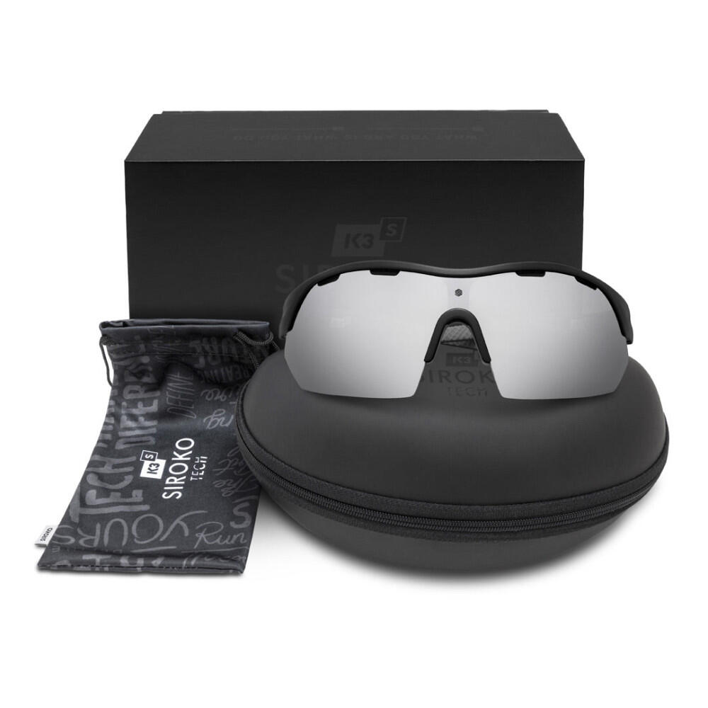 Lunettes vélo Cyclisme Homme et Femme K3s The Runner Noir 2/7