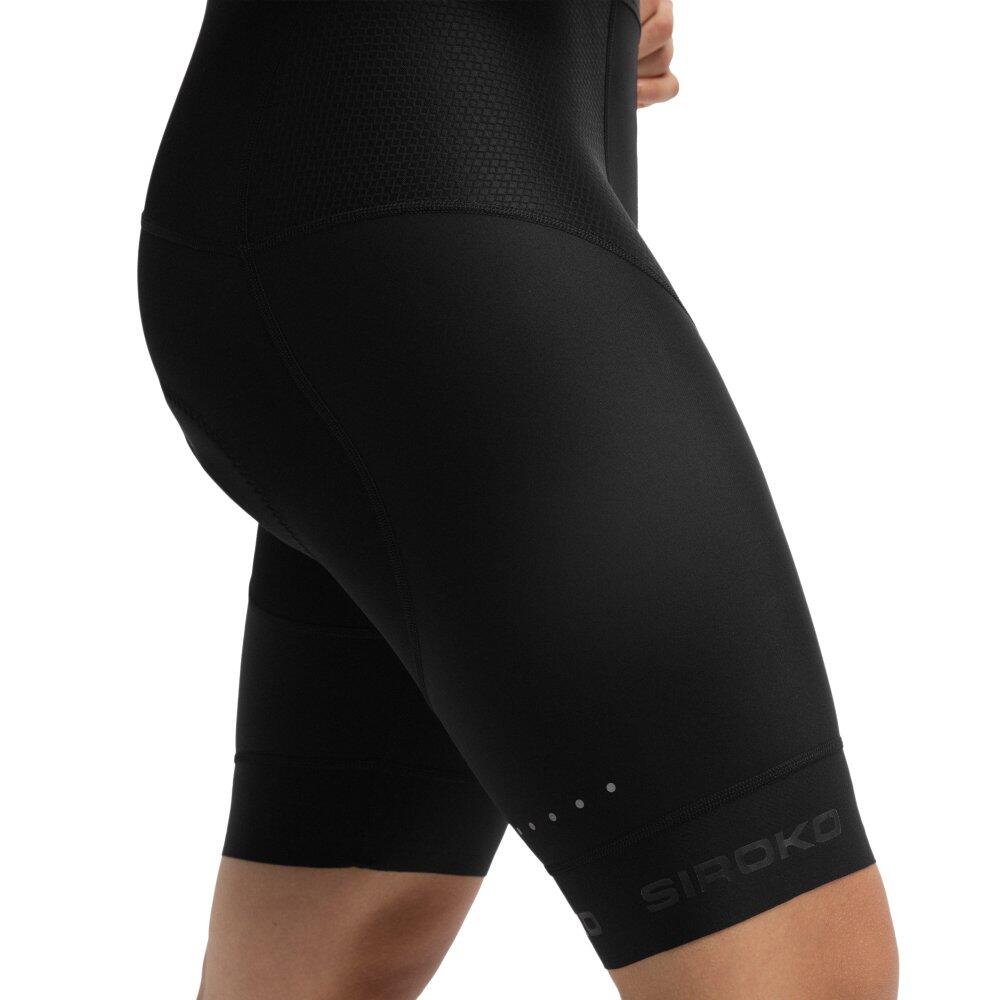 Cuissard vélo court femme Cyclisme SRX Aero Race Noir 4/7
