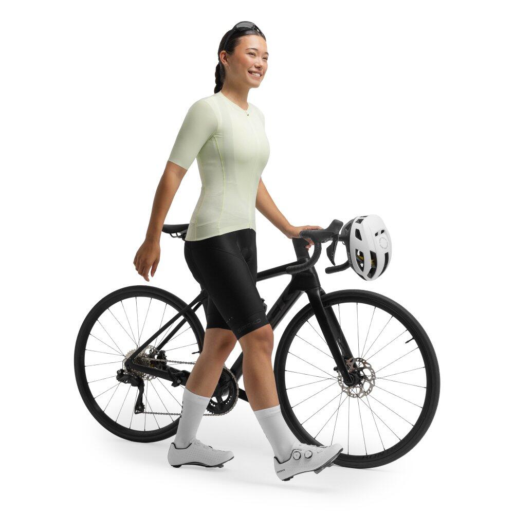 Cuissard vélo court femme Cyclisme SRX Aero Race Noir 3/7
