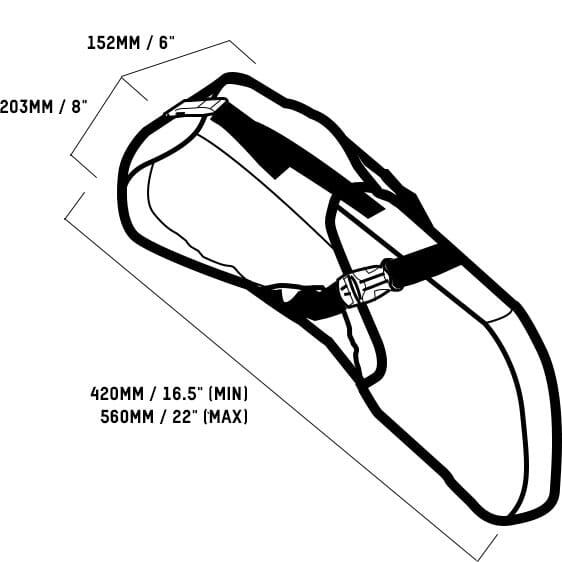 Sac de selle Outpost avec sac sec 3/3