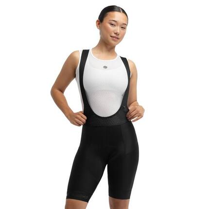 Cuissard vélo court femme Cyclisme SRX Aero Race Noir